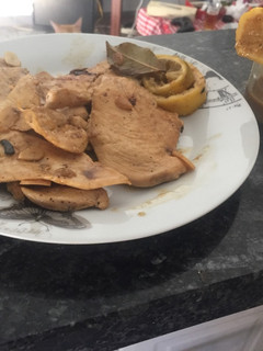 Una foto de Pollo al limón sin harina