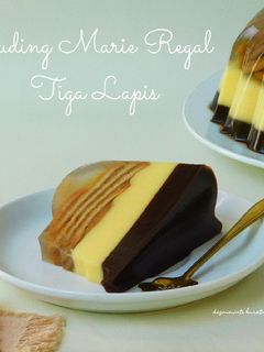 Foto resep Puding Marie Regal Tiga Lapis