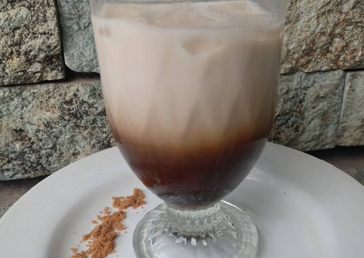Resep Kopi gula aren / palm sugar coffe Anti Gagal