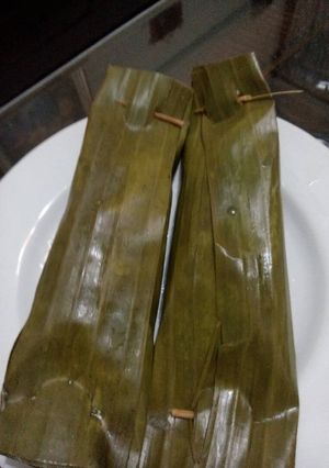Foto resep Lontong isi ayam