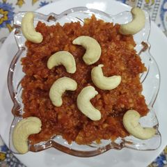 A picture of Gajar ka halwa.