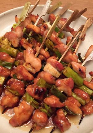 A picture of Yakitori 焼き鳥 Negima.