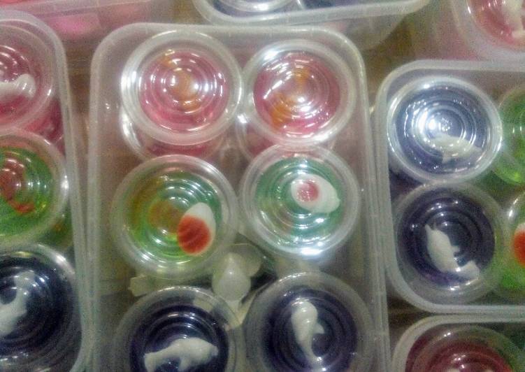 Langkah Mudah untuk Menyiapkan Nutrijelly Warna warni Nata jelly manis, Enak Banget
