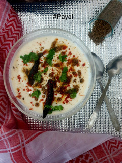 A picture of Spiced Raita.