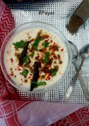 A picture of Spiced Raita.
