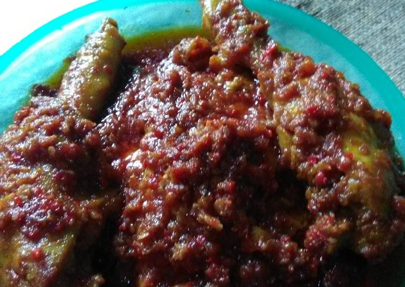 Balado telur dan ayam