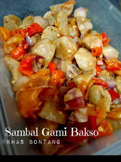Foto resep Sambal Gami Bakso (khas Bontang)