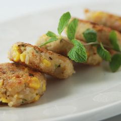 A picture of Corn Cutlets for kids.