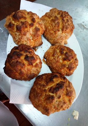 A picture of Rock cakes.