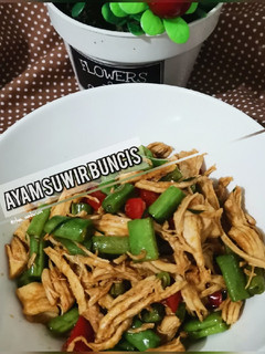 Foto resep Tumis Buncis Ayam Suwir