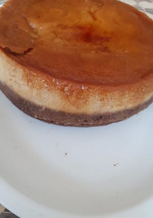 Una foto de Pastel imposible / Chocoflan