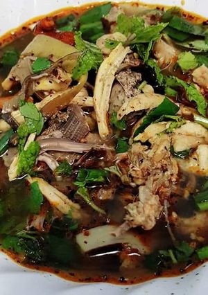 รูปของ ยำไก่หัวปลีสูตรเมืองเหนือ