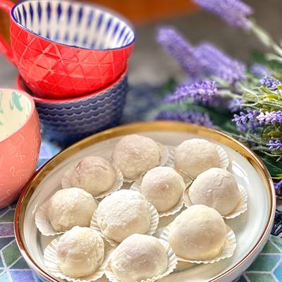 Super Soft Mochi Peanut Filling Recipe By Purple Acied Cookpad
