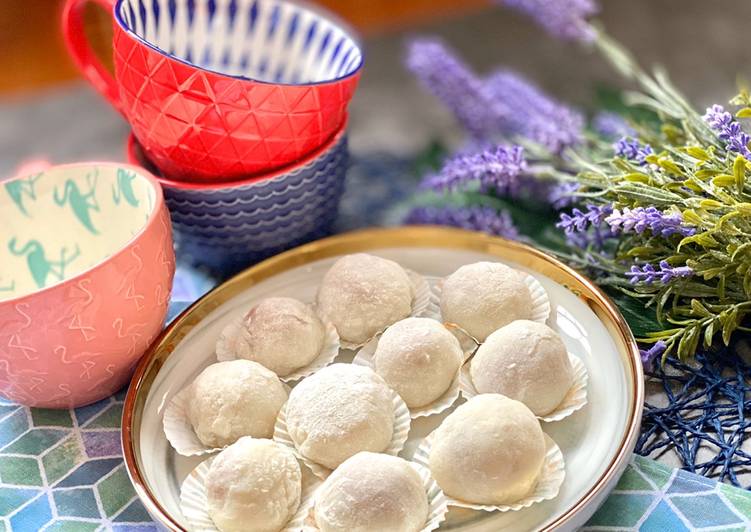 How to Make Speedy Super soft mochi - peanut filling