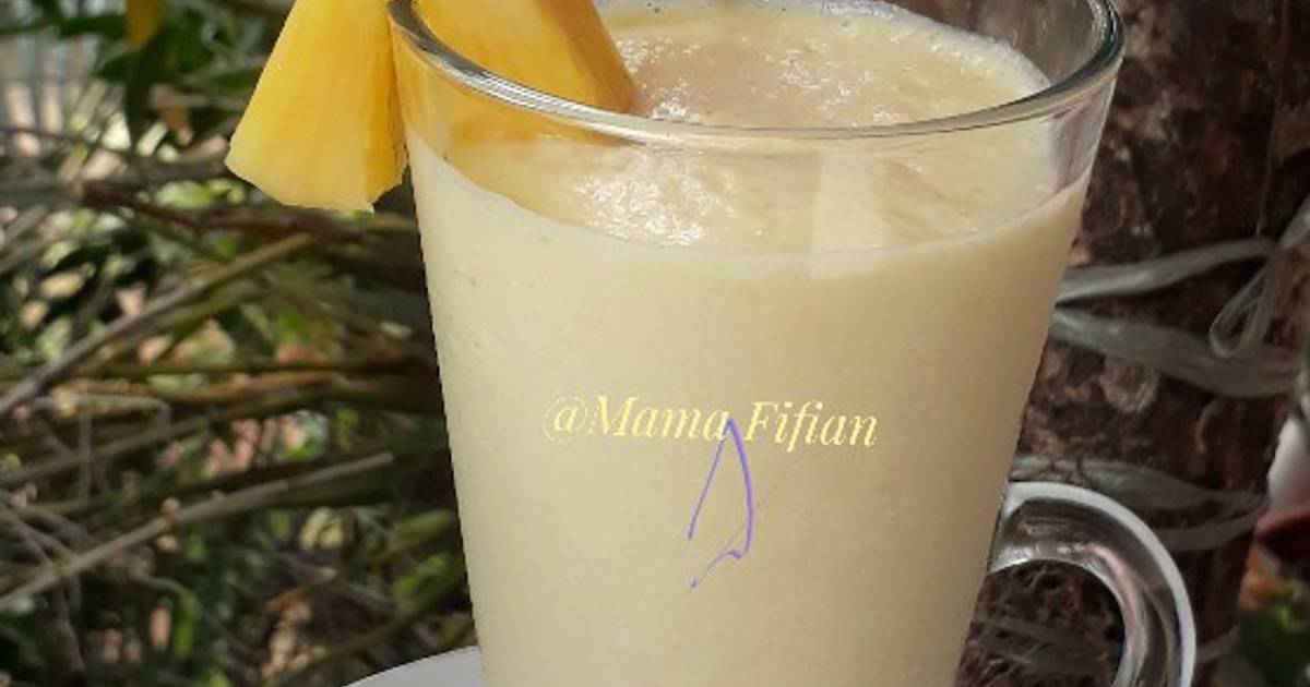 230 resep juice nanas susu enak dan mudah Cookpad