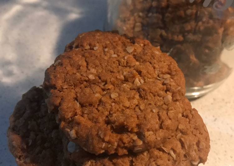 Resep Anzac biscuits, Lezat