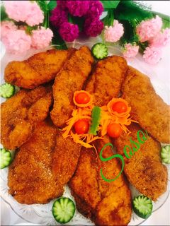 صورة لوصفة دجاج بانيه