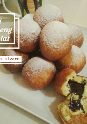 Foto resep Roti goreng Isi coklat simple