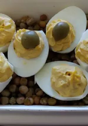 Una foto de Huevos rellenos