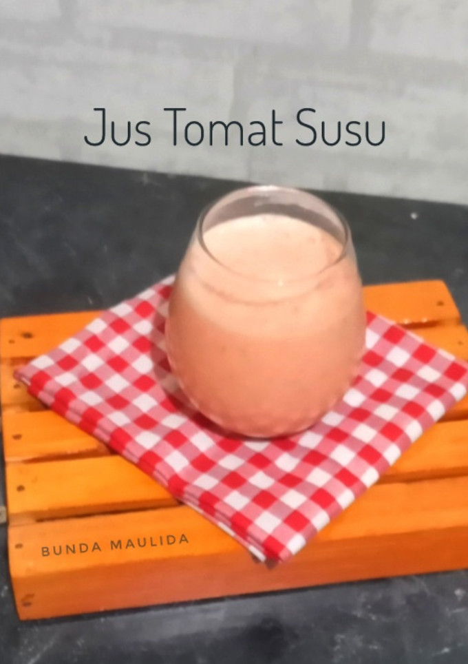 Foto resep Jus tomat susu praktis
