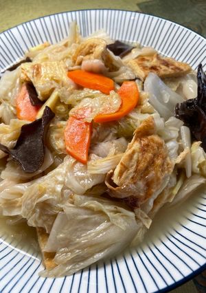 豆包燴酸白菜*萍姊 的食譜成品照片
