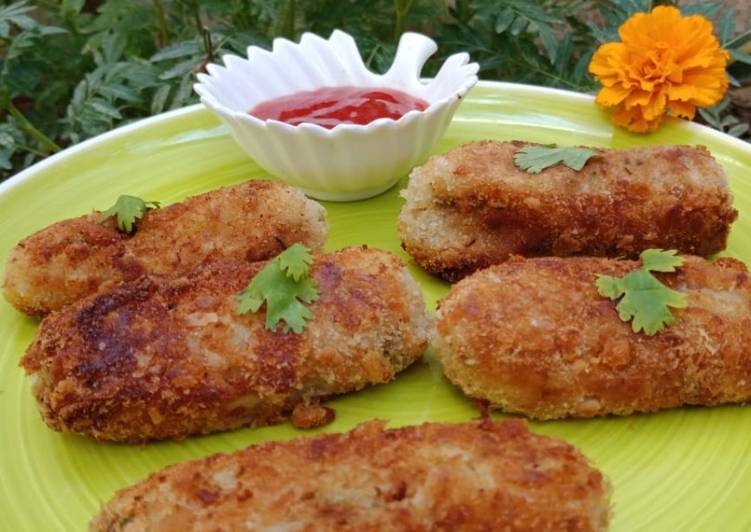 Recipe of Homemade 🐔🍟Chicken cutlets🍟🐔❤ 🐣🐣 #CookpadRamadan #IftarSpecialWithHuma #Ramadan5weeksChallenge