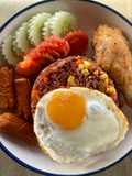 ข้าวผัดอเมริกัน(ผิวสี)🍚🍳🍅
