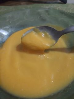 Una foto de Sopa crema de calabaza y zanahoria