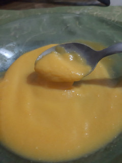 Una foto de Sopa crema de calabaza y zanahoria