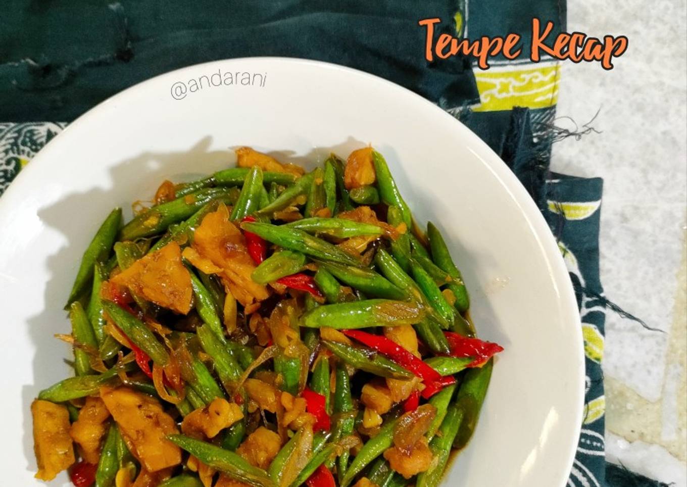 Tumis Buncis Tempe Kecap