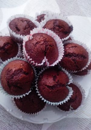 Kakaós nutellás muffin recept fotója