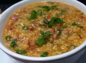 Foto de CANJIQUINHA COM BACON E CALABRESA | RECEITA RÁPIDA E SIMPLES DE FAZER!!!
