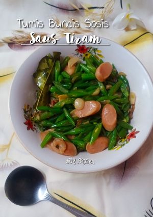 Foto resep #268 Tumis Buncis Sosis Saus Tiram (Menu Anak)