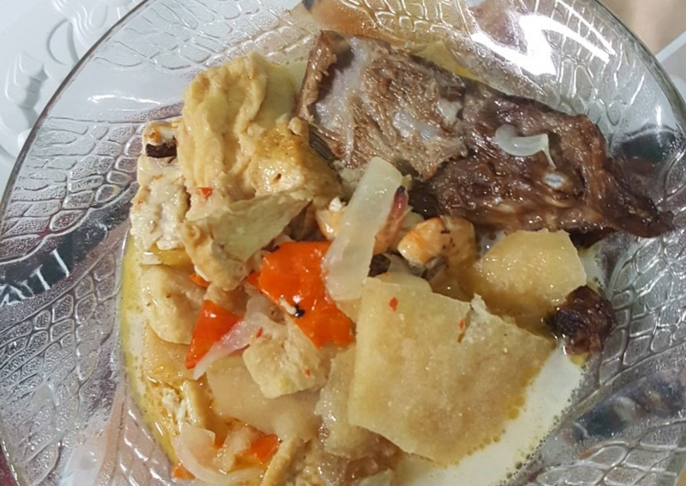 Sayur Tahu mangut sederhana