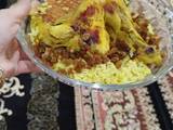 پلو بحرینی با مرغ