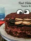 Cookie Monster - Ide Dekorasi Cake yg Rusak Sebagian