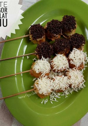 Foto resep Sate Pisang Goreng Coklat Keju