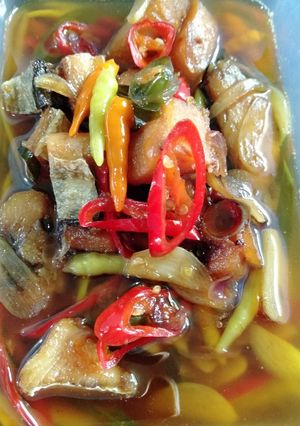 Foto resep Iwak karing telang masak asam