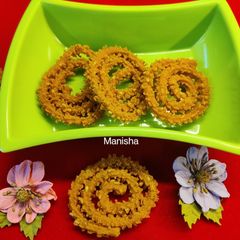 A picture of Chakli(चकली).