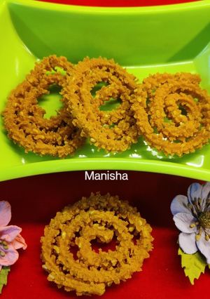 A picture of Chakli(चकली).