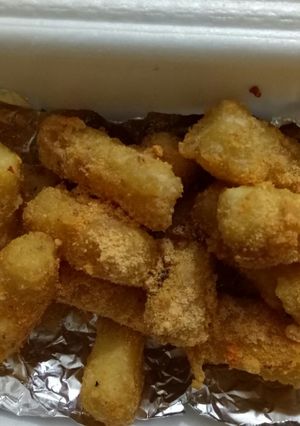 Hình của món Bánh gạo lắc phô mai.