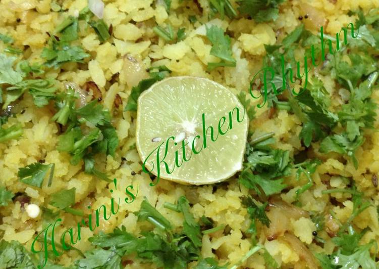 Easiest Way to Make Perfect Plain lemon poha upma