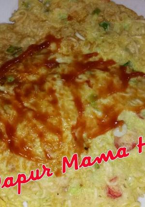 Foto resep Omlett Mie Praktis- Simpel
