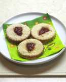 Forraltboros szilvalekvárral töltött linzer