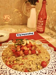 صورة لوصفة الارز المكسيكي بالزبده"خيال"