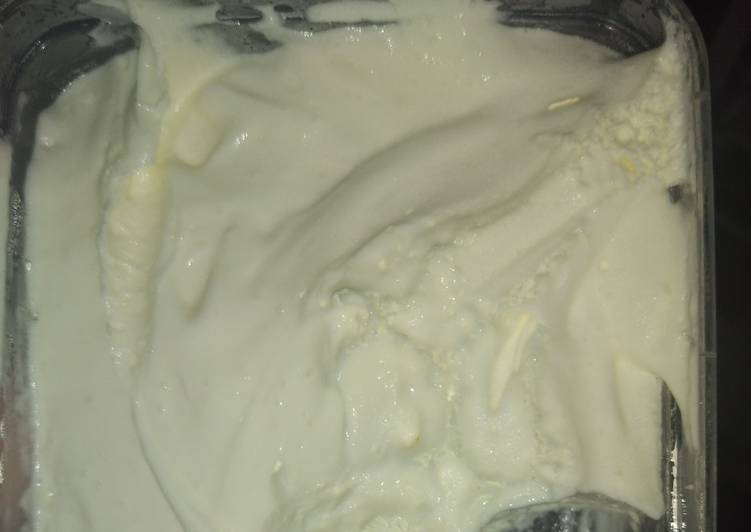 Steps to Prepare Perfect Homemade vanilla icecream
