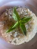 Risotto con albahaca