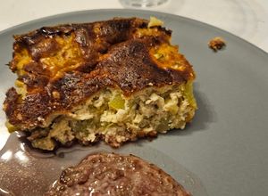 Une photo de Flan de courgettes facile