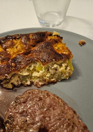 Une photo de Flan de courgettes facile