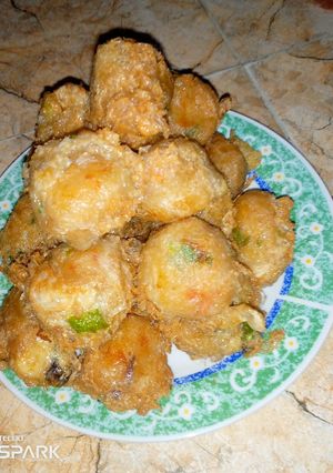 Yam ball with micemeat ainihin hoton girkin